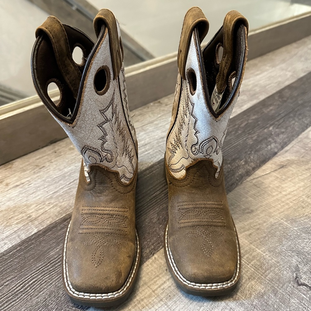 Little boys cowboy boots.